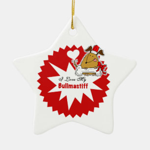 Personalised Bullmastiff Keepsake Ornament