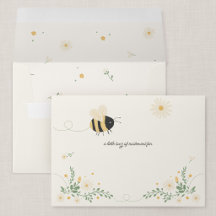 Personalised Bumble Bee Birthday Party Invitation