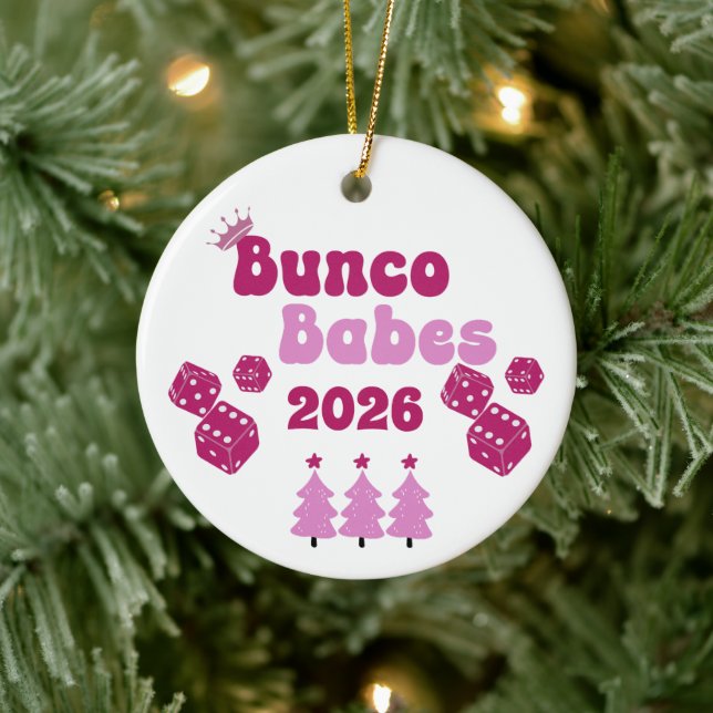 Personalised Bunco Babe Annual Ornament (Tree)