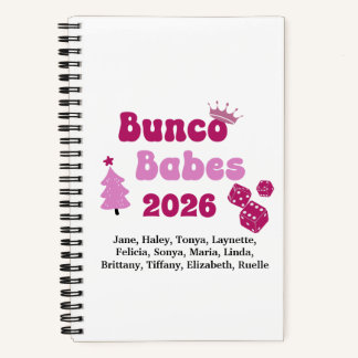 Personalised Bunco Babe Notebook