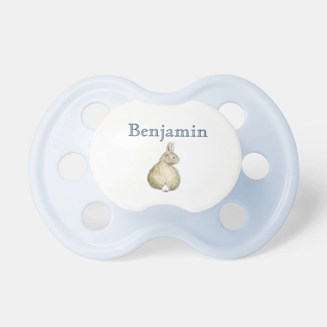 Personalised Bunny Pacifier (Front)