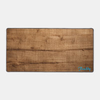 Personalised Burlap Cover İmage Desk Mat