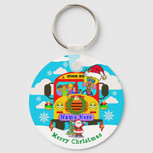 Personalised Bus Driver Keychains for her