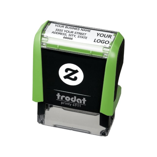 Personalised Business Address Self-inking Stamp (Product)