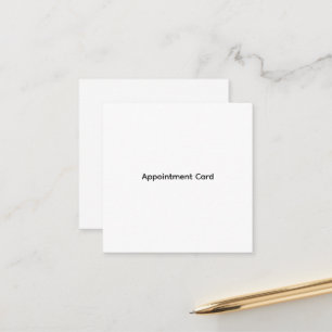 Personalised Business Appointment Cards