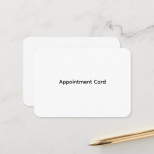 Personalised Business Appointment Cards