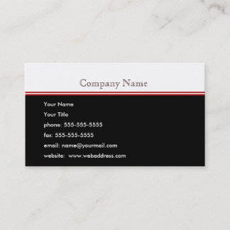 Personalised Business Card