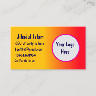 Personalised  business card