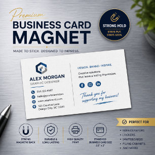 Personalised Business Card Magnet