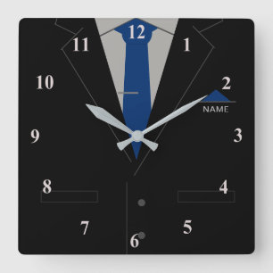 Personalised Business Clock with Custom Text Name
