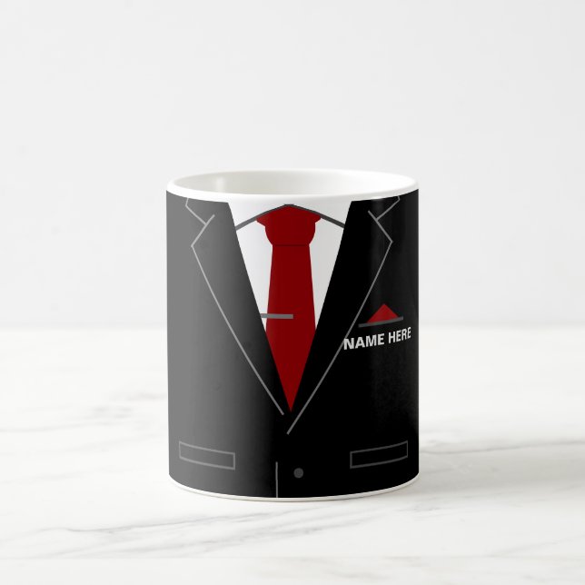 Personalised Business Coffee Mug with Custom Name (Center)
