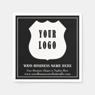  Personalised Business Company Logo  Napkin