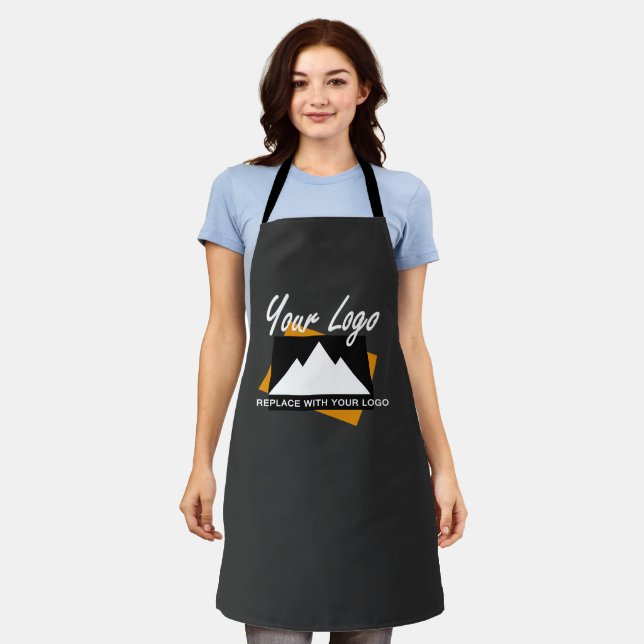Personalised Business Design Company Professional Apron (Worn)