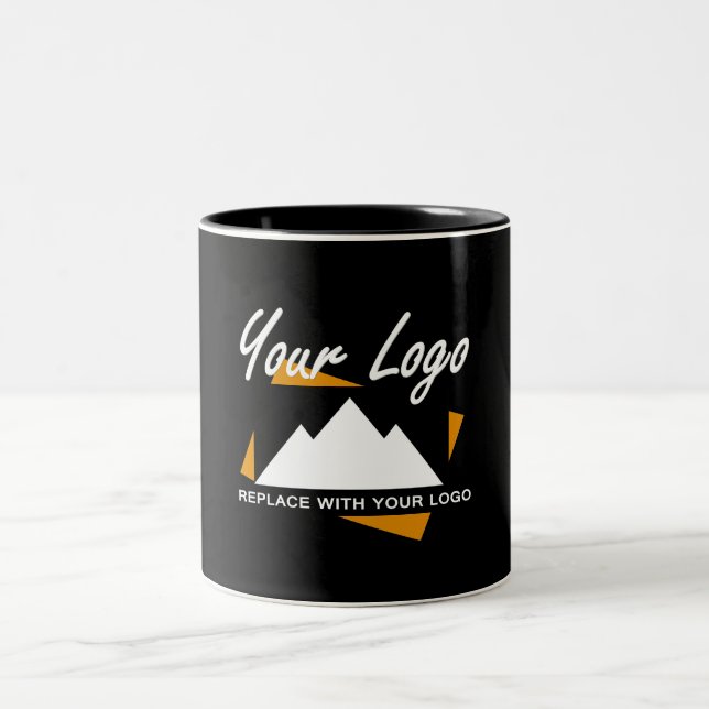 Personalised Business Design Company Professional Two-Tone Coffee Mug (Center)