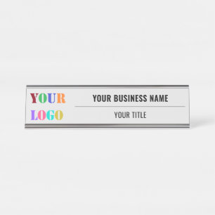 Personalised Business Desk Name Plate Example