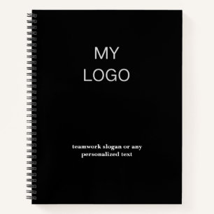 Personalised Business Info Logo Corporate Notebook
