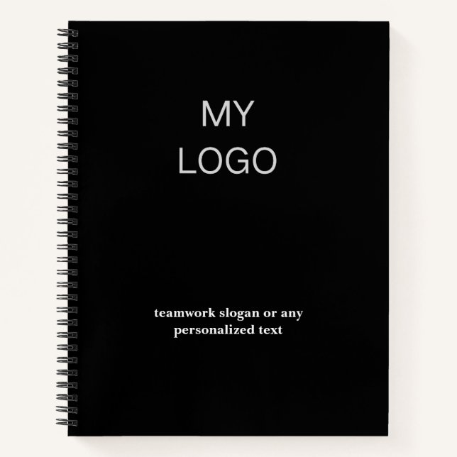Personalised Business Info Logo Corporate Notebook (Front)