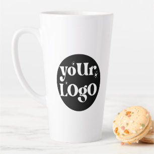 Personalised Business Logo Branded Latte Mug