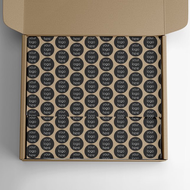 Personalised Business Logo Branded Packaging Kraft Tissue Paper (Creator Uploaded)