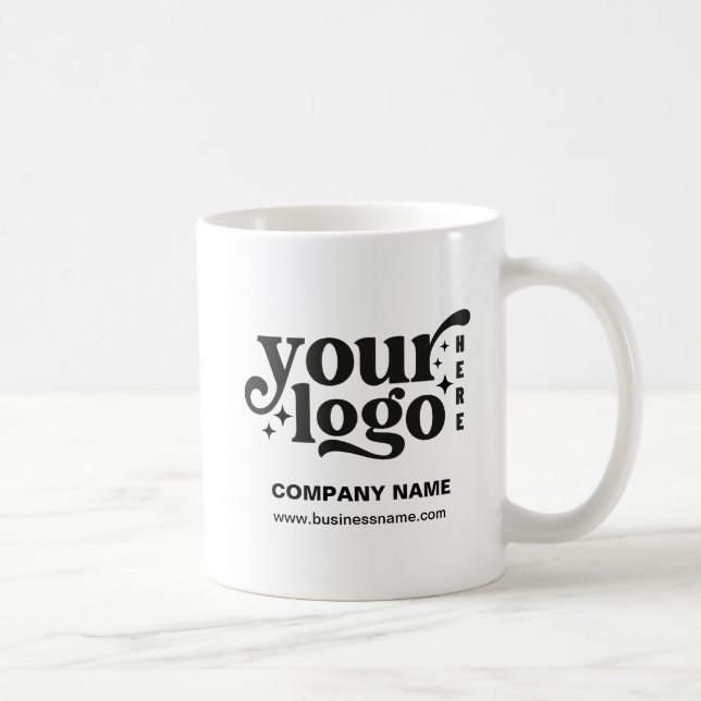 Personalised Business Logo Coffee Mug (Right)
