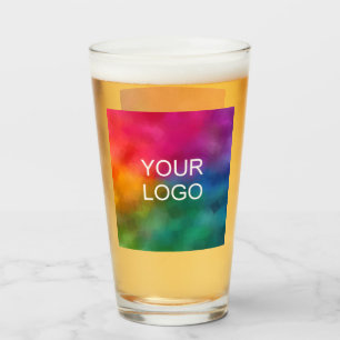 Personalised Business Logo Here Custom Template Glass