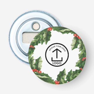 Personalised Business Logo Holly Cherry Corporate Bottle Opener
