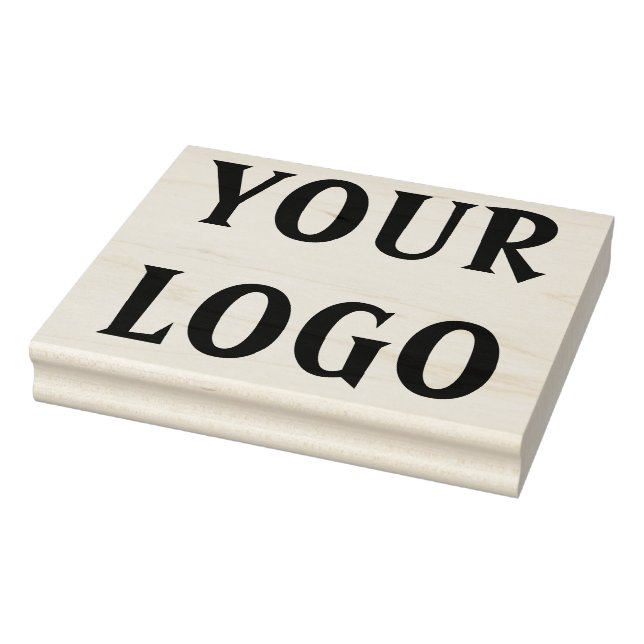 Personalised Business Logo Large Stationery Rubber Stamp (Stamp)