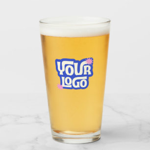 Personalised Business Logo Promotional Bulk Beer Glass