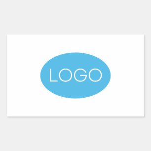 Personalised Business Logo Rectangular Sticker