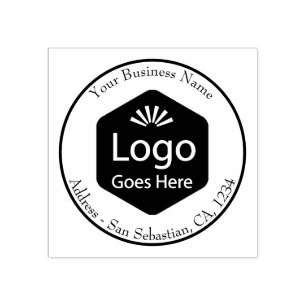 Personalised Business Logo Rubber Stamp
