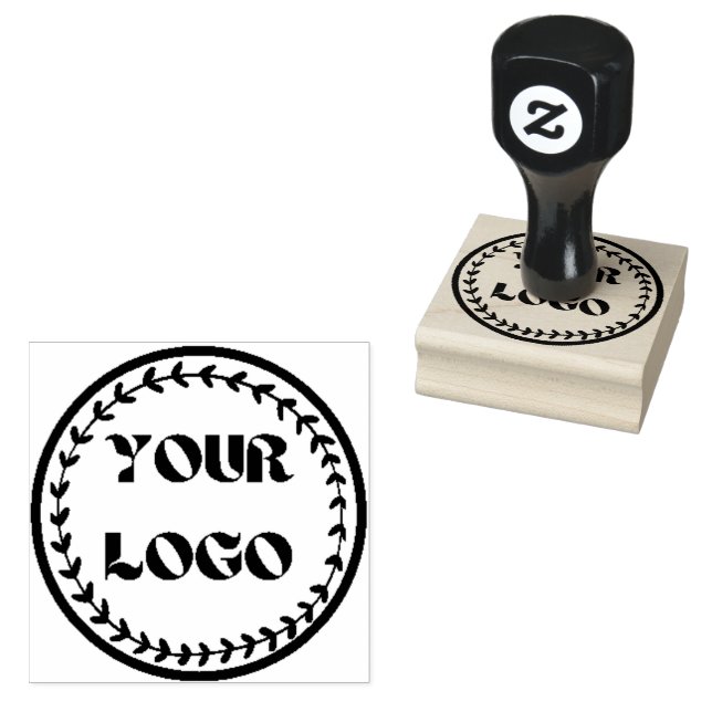 Personalised / Business Logo Rubber Stamp (Stamped)