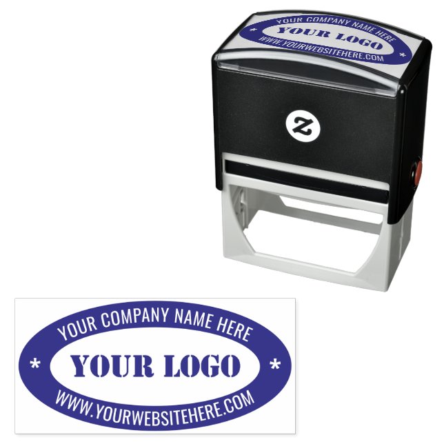 Personalised Business Logo Text Professional Stamp (In Situ)
