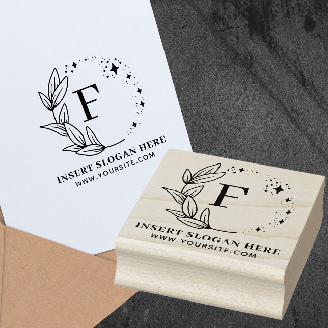 Personalised Business Monogram Self-inking Stamp (Creator Uploaded)