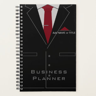 Personalised Business Planner Custom Name Text