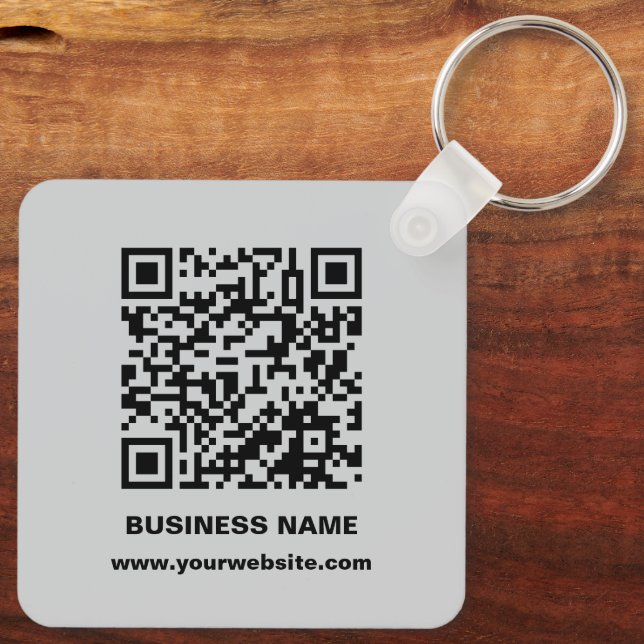 Personalised Business Promotion Key Ring (Back)
