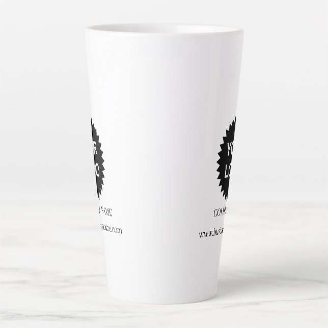 Personalised Business Promotional Logo Latte Mug (Front)