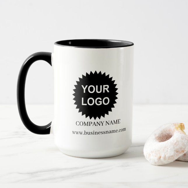 Personalised Business Promotional Logo Mug (With Donut)