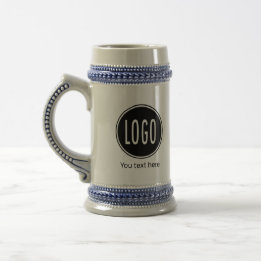 Personalised Business Promotional Logo, qr code Mu Beer Stein