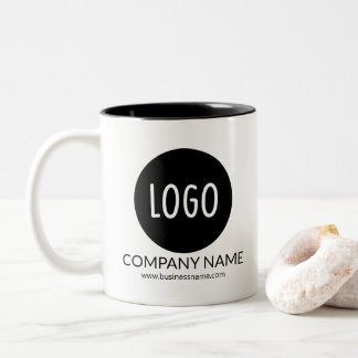 Personalised Business Promotional Logo Two-Tone Coffee Mug