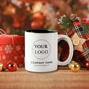 Personalised Business Promotional Logo Two-Tone Coffee Mug