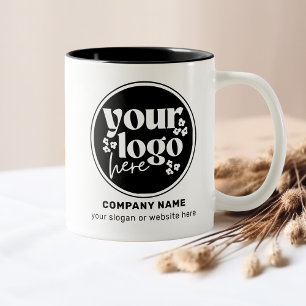 Personalised Business Promotional Logo Two-Tone Coffee Mug