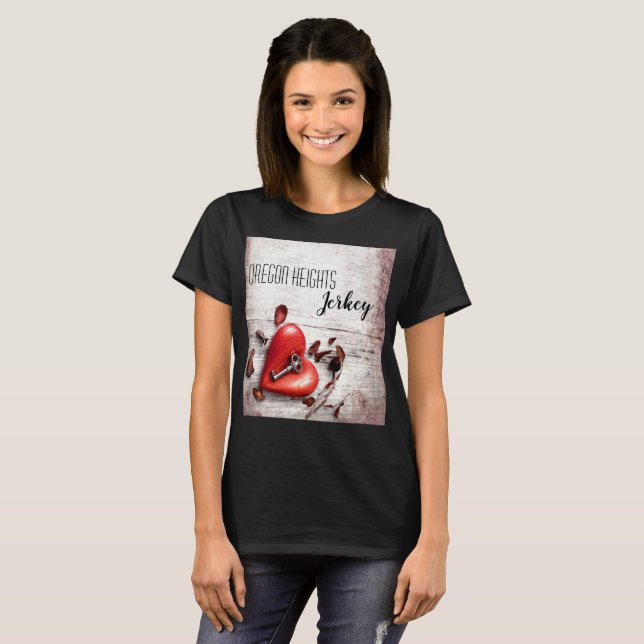 Personalised Business T-Shirt Country Wood Key to (Front Full)