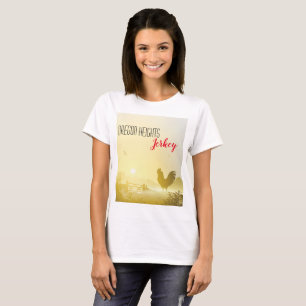 Personalised Business T-Shirt Sunny Morning Farm C