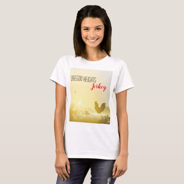 Personalised Business T-Shirt Sunny Morning Farm C (Front Full)