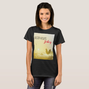 Personalised Business T-Shirt Sunny Morning Farm C