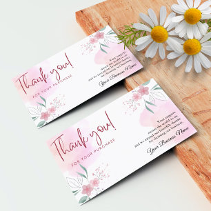 Personalised Business Thank You Card