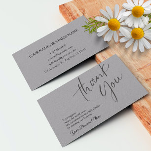 Personalised Business Thank You Card