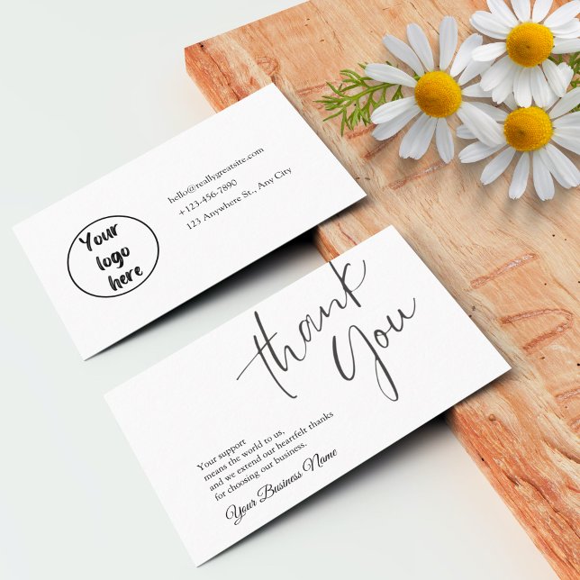 Personalised Business Thank You Card (Business Thank You Card)