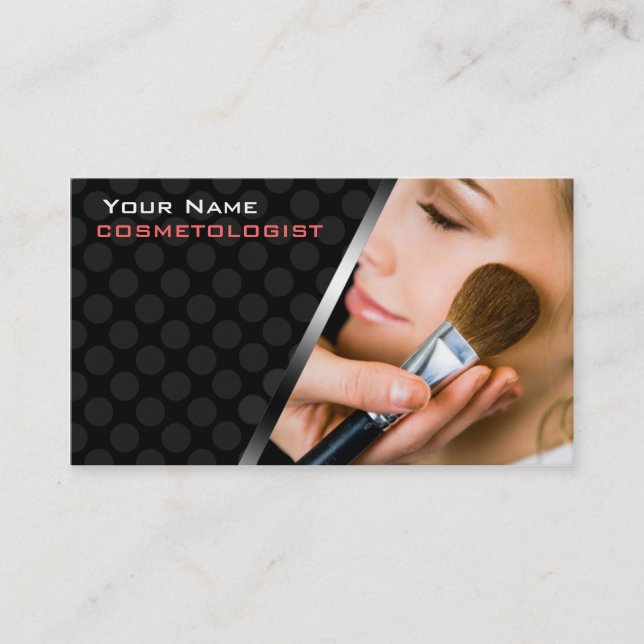 Personalised BusinessCards For Makeup Artists Business Card (Front)
