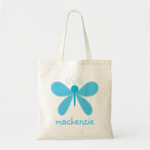Personalised Butterfly Bookbag Tote Bag